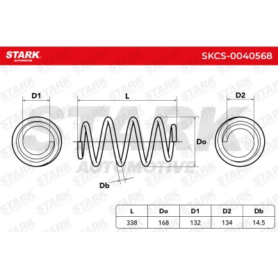 Suspension Spring Stark SKCS-0040568 SKCS-0040568 - photo 5