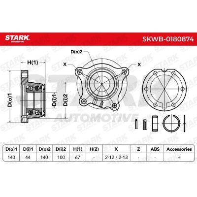Wheel Bearing Stark SKWB-0180874 SKWB-0180874 - photo 5