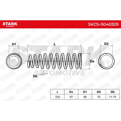 Suspension Spring Stark SKCS-0040329 SKCS-0040329 - photo 6
