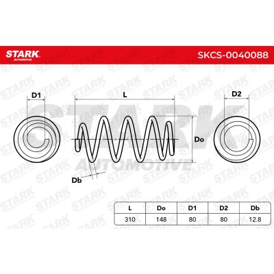 Suspension Spring Stark SKCS-0040088 SKCS-0040088 - photo 6