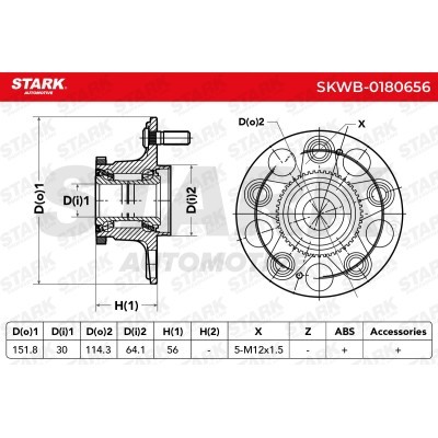 Wheel Bearing Stark SKWB-0180656 SKWB-0180656 - photo 3