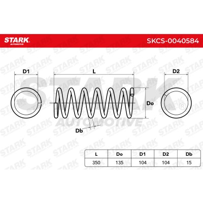 Suspension Spring Stark SKCS-0040584 SKCS-0040584 - photo 5