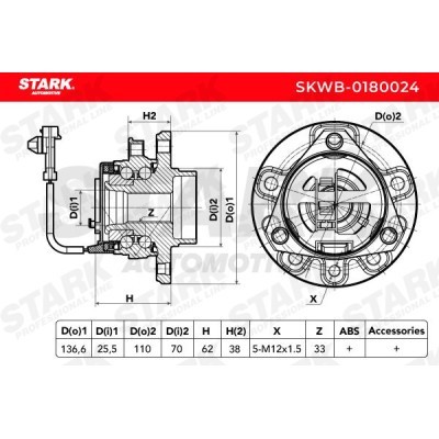 Wheel Bearing Stark SKWB-0180024 SKWB-0180024 - photo 5