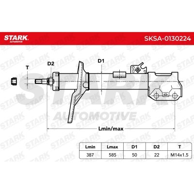 Shock Absorber Stark SKSA-0130224 SKSA-0130224 - photo 3