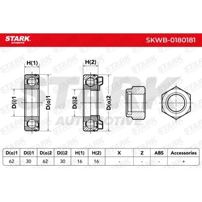 Wheel Bearing Stark SKWB-0180181 SKWB-0180181 - photo 5