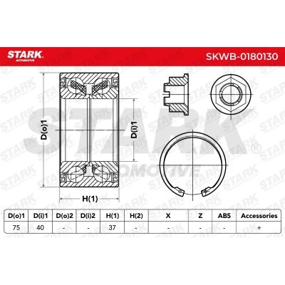 Wheel Bearing Stark SKWB-0180130 SKWB-0180130 - photo 2