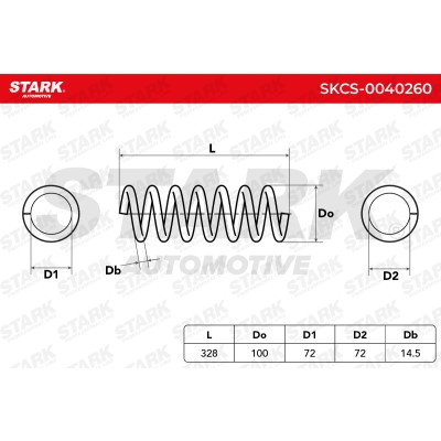 Suspension Spring Stark SKCS-0040260 SKCS-0040260 - photo 6