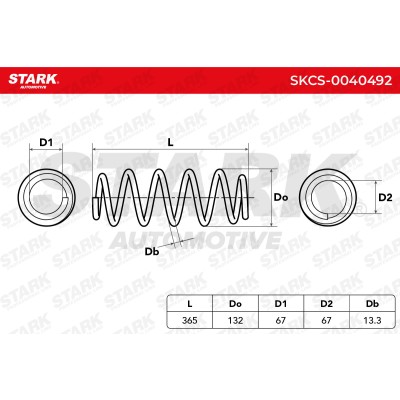 Suspension Spring Stark SKCS-0040492 SKCS-0040492 - photo 5