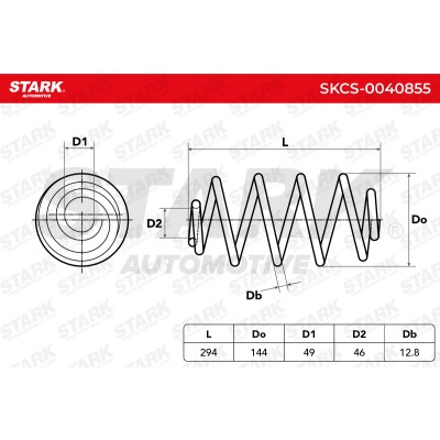 Suspension Spring Stark SKCS-0040855 SKCS-0040855 - photo 6