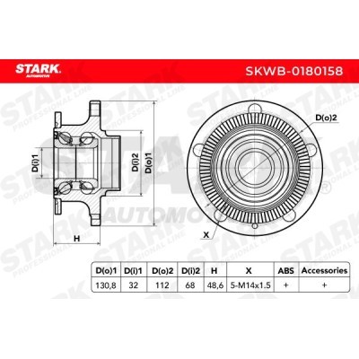Wheel Bearing Stark SKWB-0180158 SKWB-0180158 - photo 3