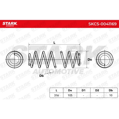 Suspension Spring Stark SKCS-0041169 SKCS-0041169 - photo 4