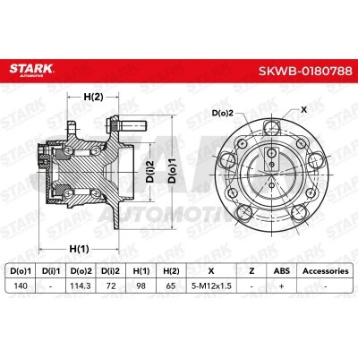 Wheel Bearing Stark SKWB-0180788 SKWB-0180788 - photo 5