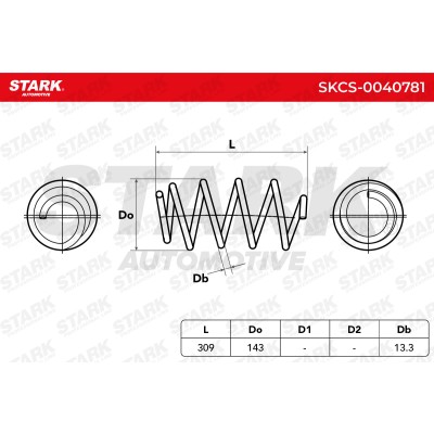 Suspension Spring Stark SKCS-0040781 SKCS-0040781 - photo 5
