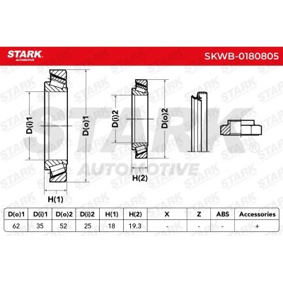 Wheel Bearing Stark SKWB-0180805 SKWB-0180805 - photo 6