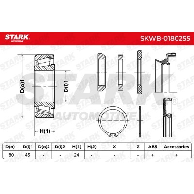 Wheel Bearing Stark SKWB-0180255 SKWB-0180255 - photo 4
