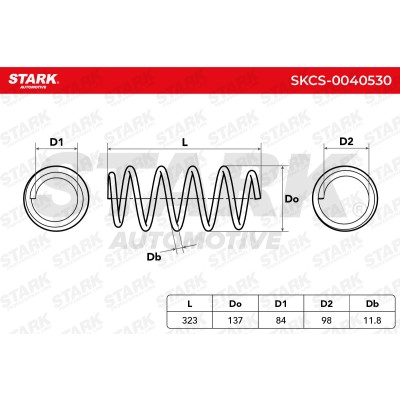 Suspension Spring Stark SKCS-0040530 SKCS-0040530 - photo 5