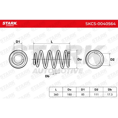 Suspension Spring Stark SKCS-0040564 SKCS-0040564 - photo 4