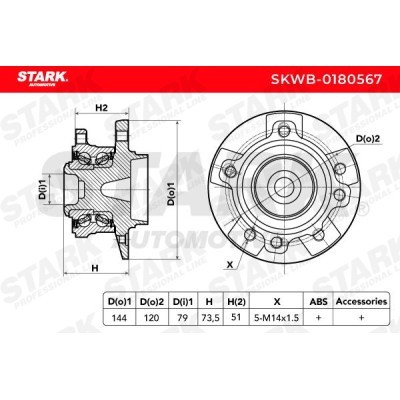 Wheel Bearing Stark SKWB-0180567 SKWB-0180567 - photo 6