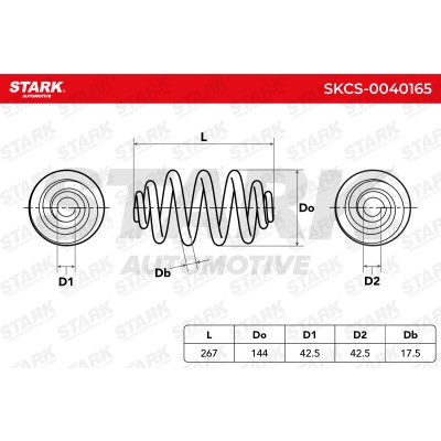 Suspension Spring Stark SKCS-0040165 SKCS-0040165 - photo 5