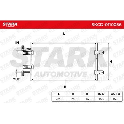 A/C condenser SKCD-0110056 - photo 7