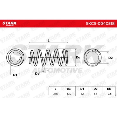 Suspension Spring Stark SKCS-0040518 SKCS-0040518 - photo 5