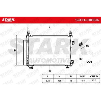 A/C condenser SKCD-0110616 - photo 6