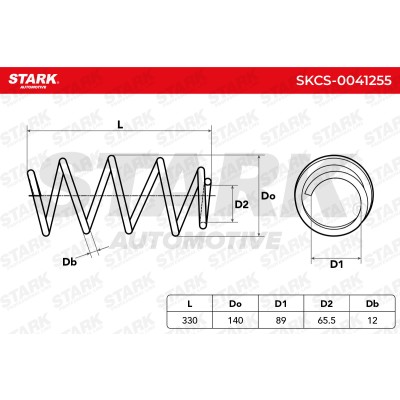 Suspension Spring Stark SKCS-0041255 SKCS-0041255 - photo 4
