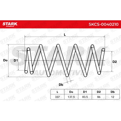 Suspension Spring Stark SKCS-0040210 SKCS-0040210 - photo 6
