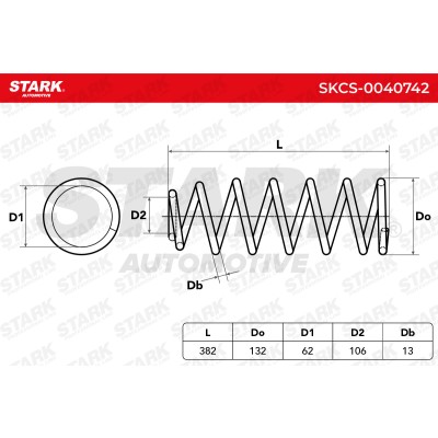 Suspension Spring Stark SKCS-0040742 SKCS-0040742 - photo 5