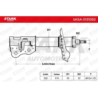 Shock Absorber Stark SKSA-0131052 SKSA-0131052 - photo 3