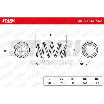 Suspension Spring Stark SKCS-0041342 SKCS-0041342 - photo 4