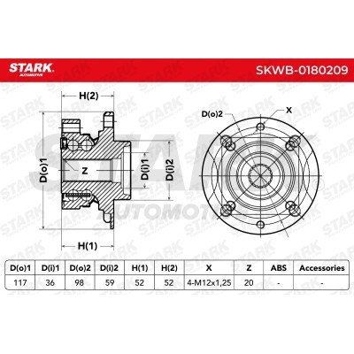 Wheel Bearing Stark SKWB-0180209 SKWB-0180209 - photo 5