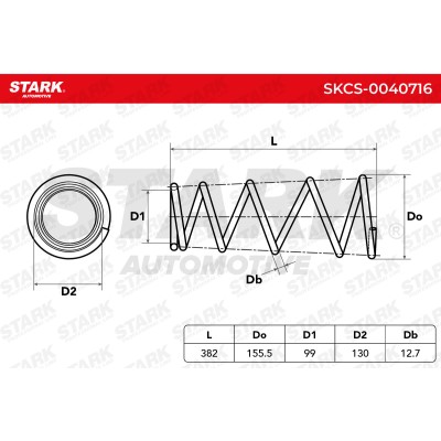Suspension Spring Stark SKCS-0040716 SKCS-0040716 - photo 4