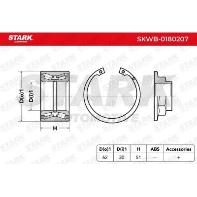 Wheel Bearing Stark SKWB-0180207 SKWB-0180207 - photo 2