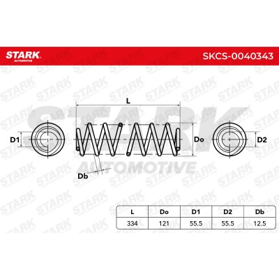 Suspension Spring Stark SKCS-0040343 SKCS-0040343 - photo 4