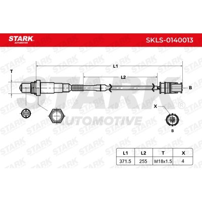 Lambda (Oxygen) Sensor Stark SKLS-0140013 SKLS-0140013 - photo 3