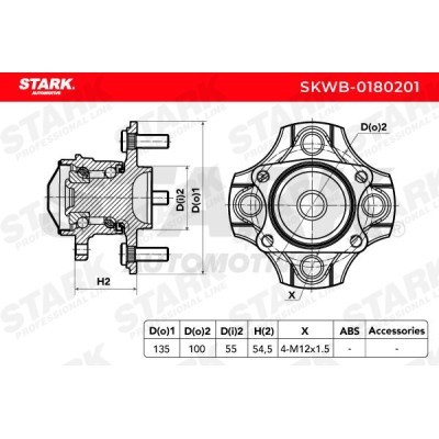 Wheel Bearing Stark SKWB-0180201 SKWB-0180201 - photo 3