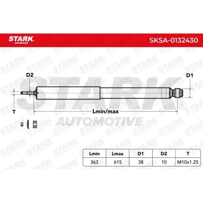 Shock Absorber Stark SKSA-0132430 SKSA-0132430 - photo 6