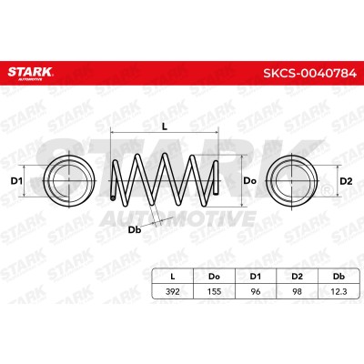 Suspension Spring Stark SKCS-0040784 SKCS-0040784 - photo 5