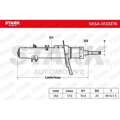 Shock Absorber Stark SKSA-0133376 SKSA-0133376 - photo 6