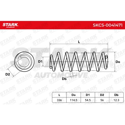 Suspension Spring Stark SKCS-0041471 SKCS-0041471 - photo 4
