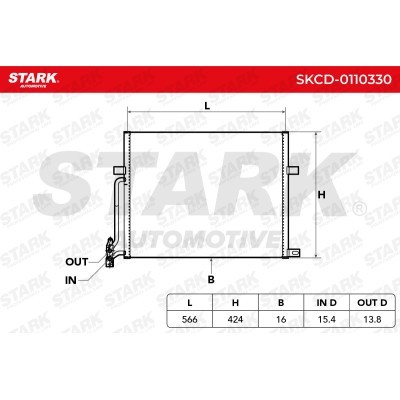 A/C condenser SKCD-0110330 - photo 4