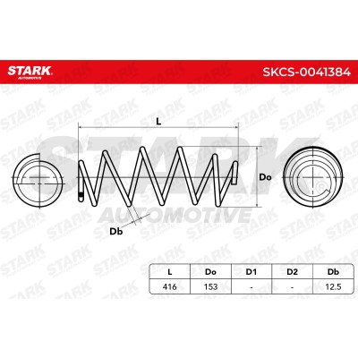 Suspension Spring Stark SKCS-0041384 SKCS-0041384 - photo 4