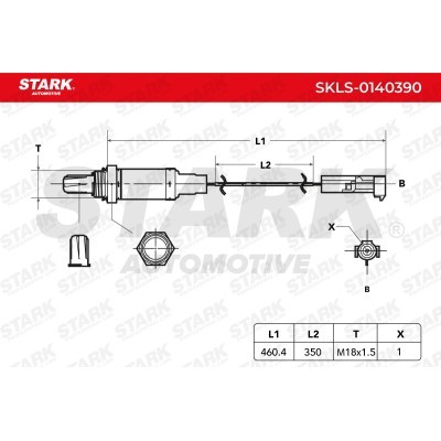 Lambda (Oxygen) Sensor Stark SKLS-0140390 SKLS-0140390 - photo 4
