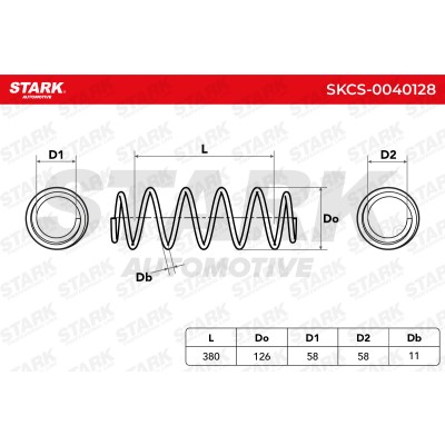 Suspension Spring Stark SKCS-0040128 SKCS-0040128 - photo 6