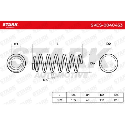Suspension Spring Stark SKCS-0040453 SKCS-0040453 - photo 5