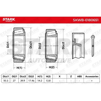 Wheel Bearing Stark SKWB-0180651 SKWB-0180651 - photo 3