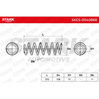 Suspension Spring Stark SKCS-0040868 SKCS-0040868 - photo 5