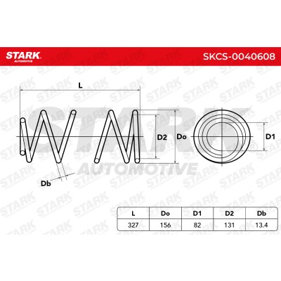 Suspension Spring Stark SKCS-0040608 SKCS-0040608 - photo 5