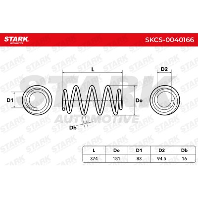 Suspension Spring Stark SKCS-0040166 SKCS-0040166 - photo 5